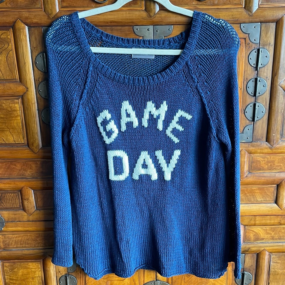 XS Game Day Cotton Knit Sweater